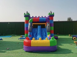 Lego Bounce House W/Slide (Wet)