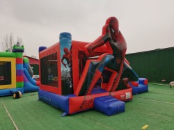 MEe7c26a0afd7600540642bab401369a85 1734542732 Spiderman Bounce House W/Slide (Dry)