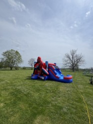 IMG 0822 1748316824 Spiderman Bounce House W/Slide (Wet/Dry)
